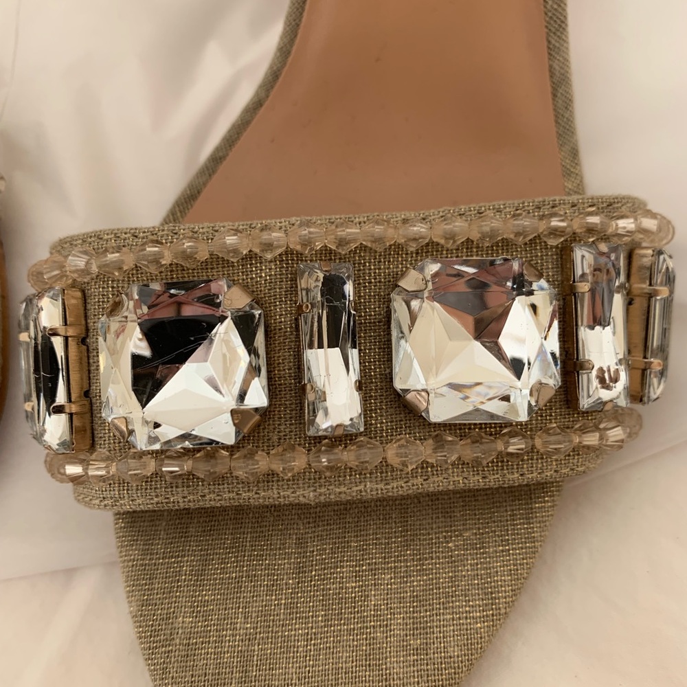 Embellished heel Sandal